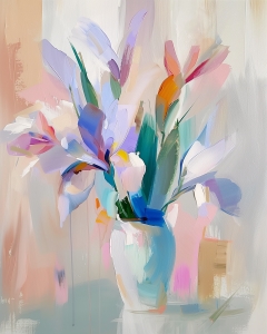 Fleurs pastel
