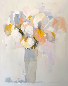 Fleurs de coups de pinceau