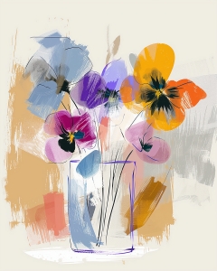 Blumen in verschiedenen Farben