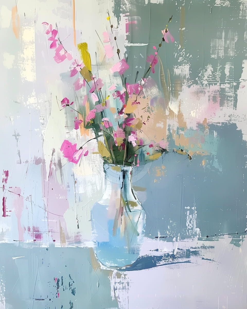 Fleurs à la lumière du matin