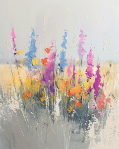 Blumen blauer Himmel
