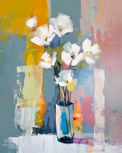 Jolies fleurs blanches