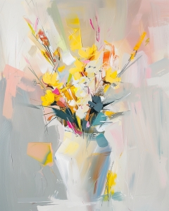 Fiori di campo astratti