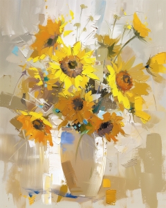 Sonnenblumen vom Feld
