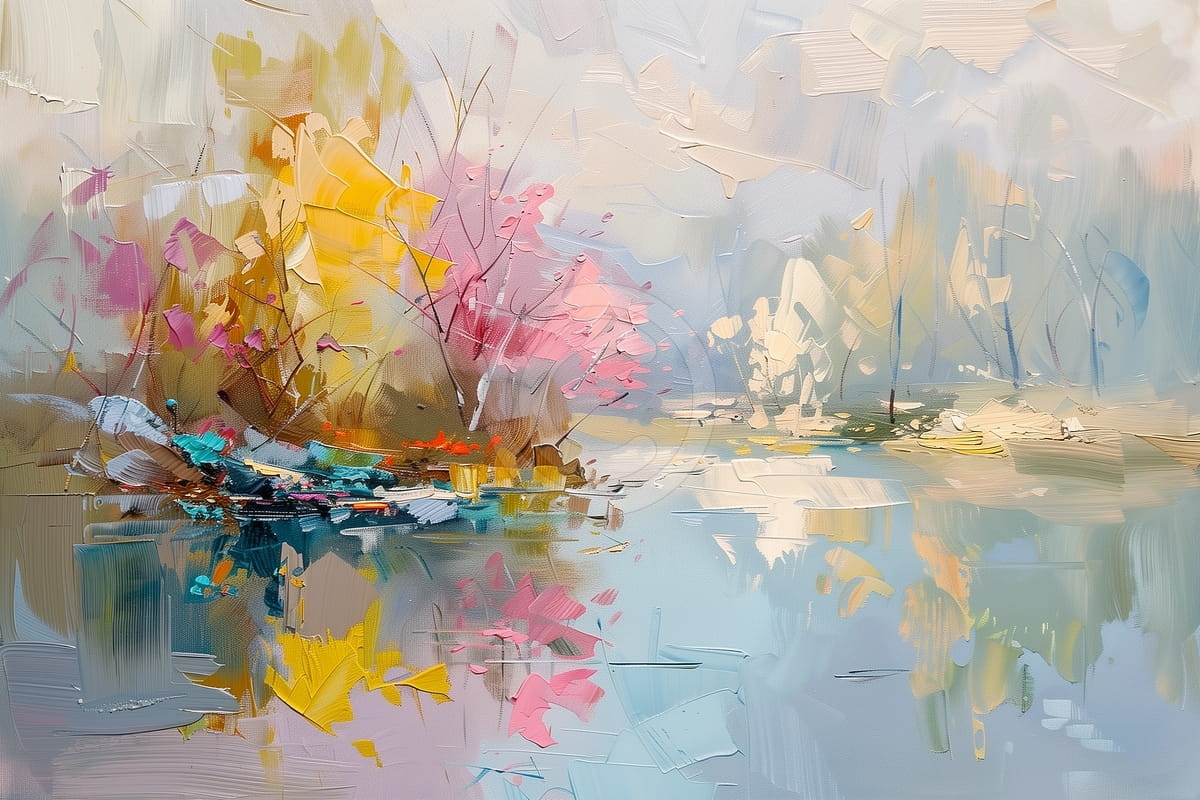 Paesaggio selvaggio in estate