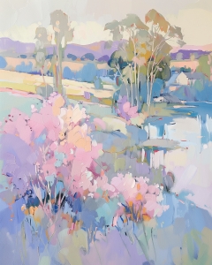 Italienische Sommerlandschaft