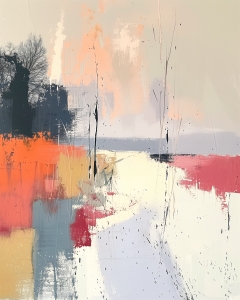 Paysage lumineux en plein air