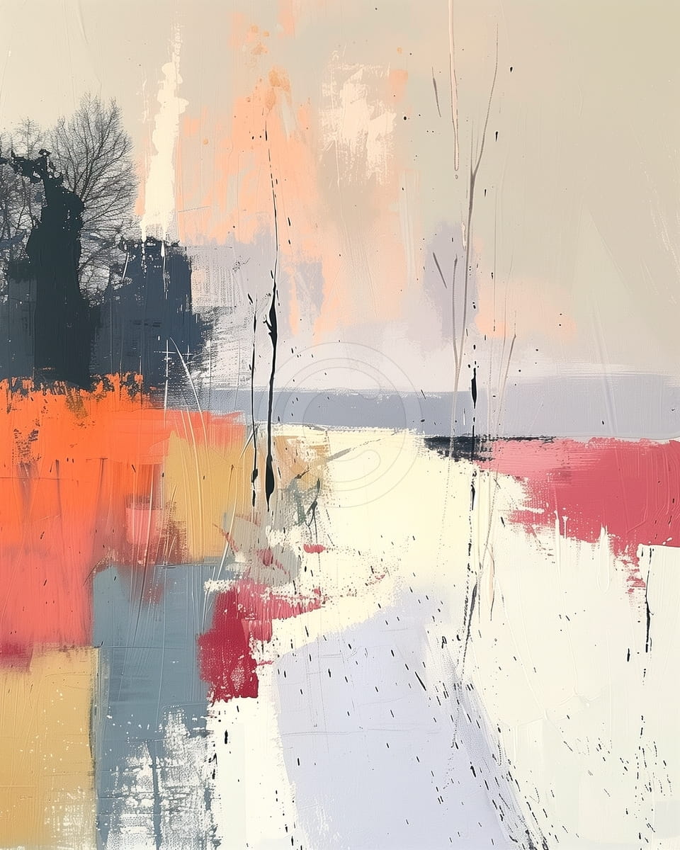 Helle Landschaft im Freien