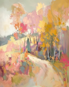 Paisaje de luz de oto&ntilde;o