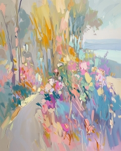 Paisaje de flores
