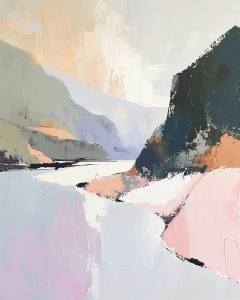 Paesaggio invernale moderno