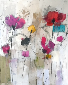 Composizione floreale moderna