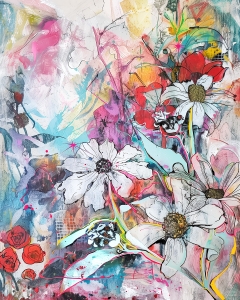 Composition florale d&eacute;corative