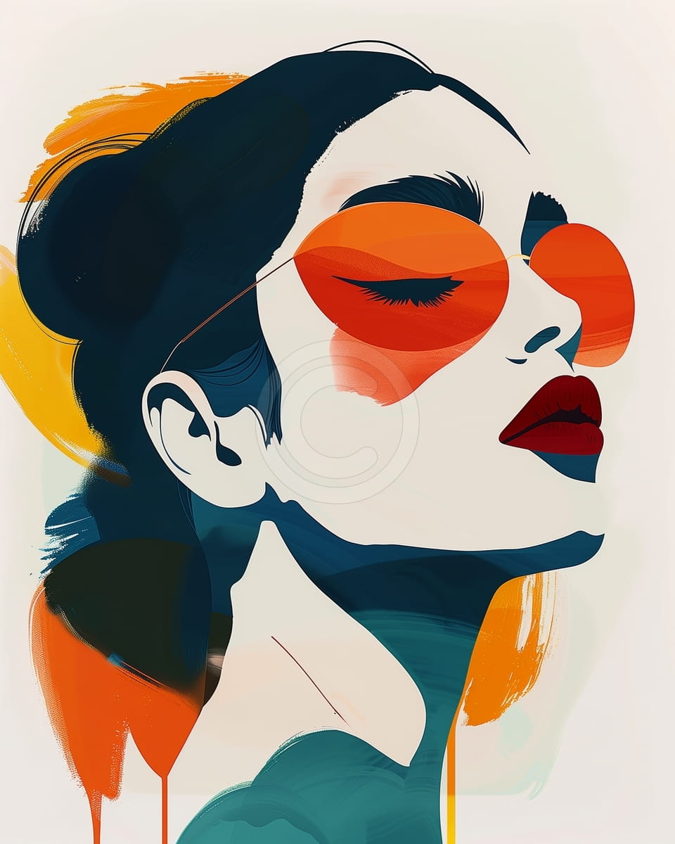  Portrait bohème d'une femme