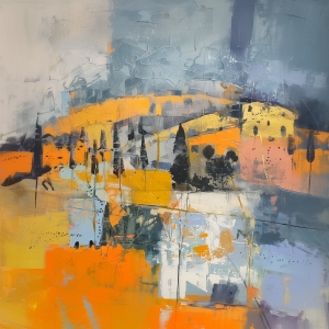 Beau paysage de Tosca