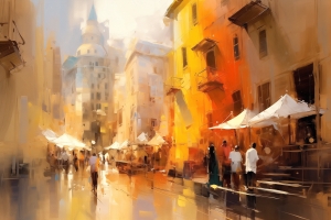 Paisaje urbano italiano