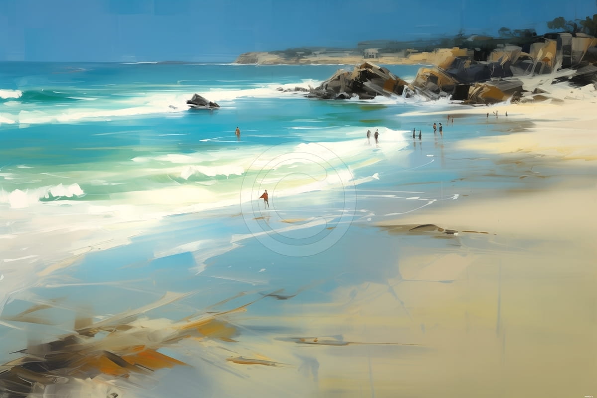 Paesaggio della spiaggia delle Hawaii