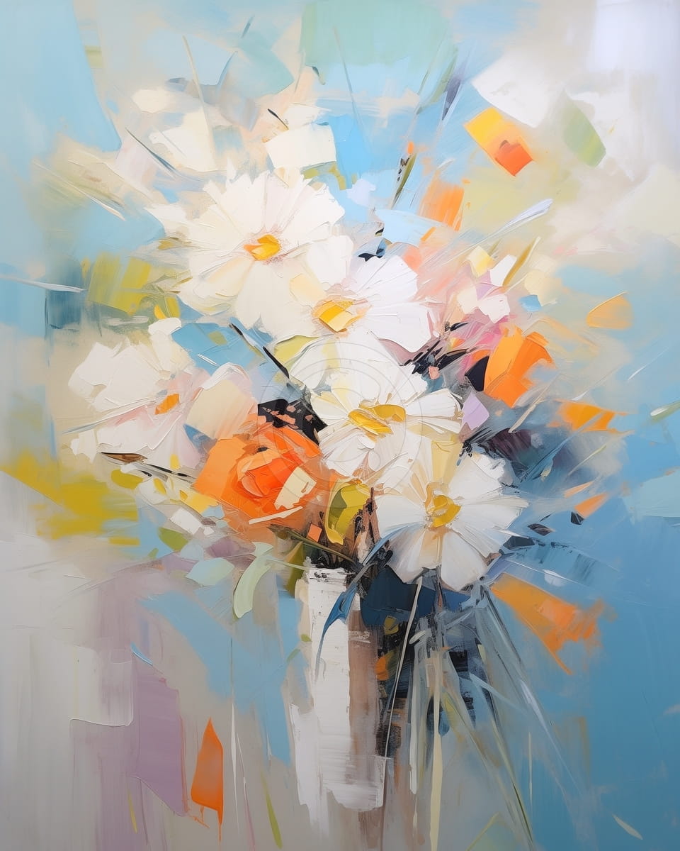 Belles fleurs blanches