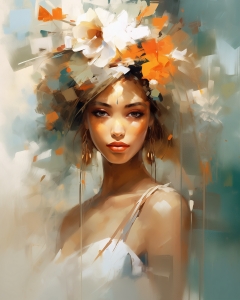 Portrait de femme africaine