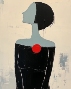 Mujer de negro