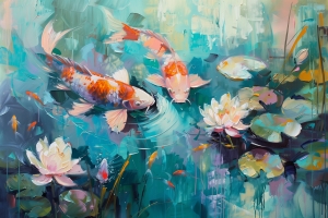 Pez Koi Feng Shui