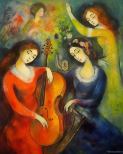 Esperando el concierto