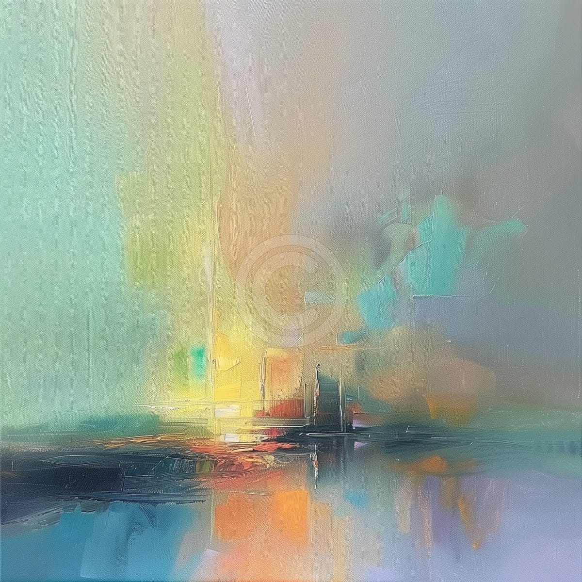 Lever de soleil sur la mer