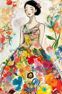 Femme souriante