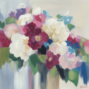 Abstract blurry flower