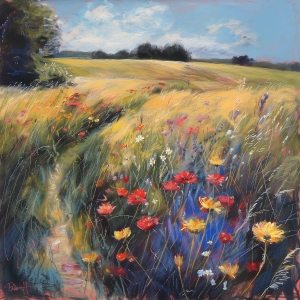 Herbe et fleurs