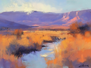 Paysage de l'ouest am&eacute;ricain