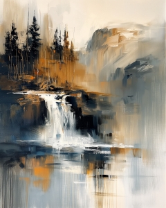 Feng-Shui-Wasserfall