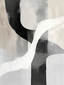 Black and white abstract