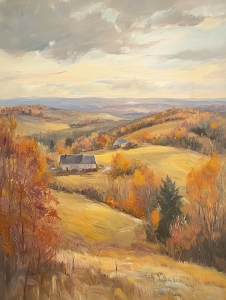 Classico paesaggio campestre
