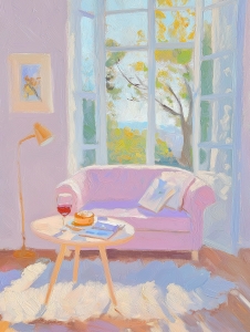 D&eacute;coration de chambre pastel