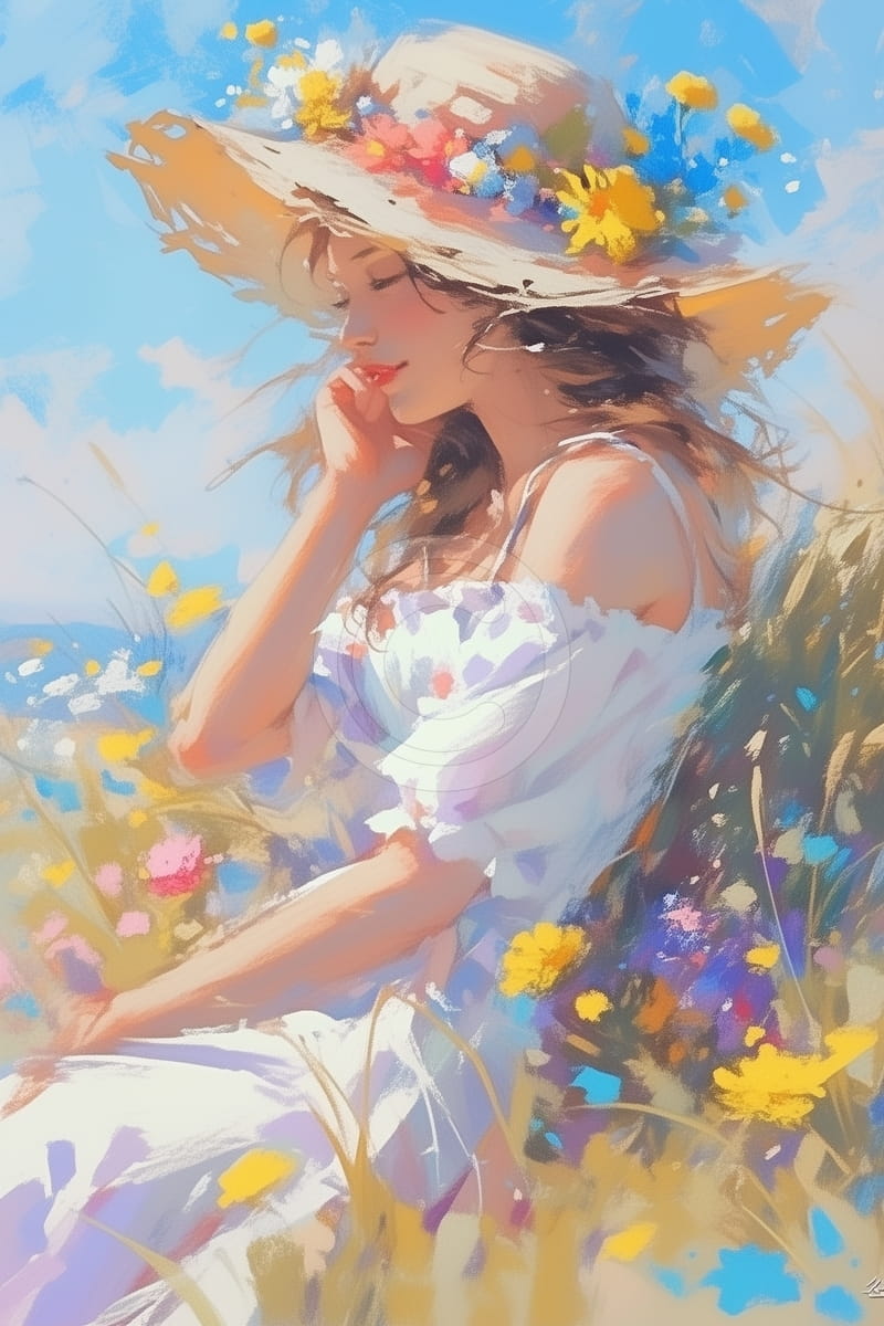 Impressionistisches Porträt