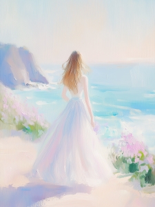 La fille et la mer