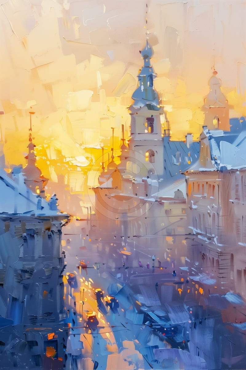 Amanecer sobre la ciudad