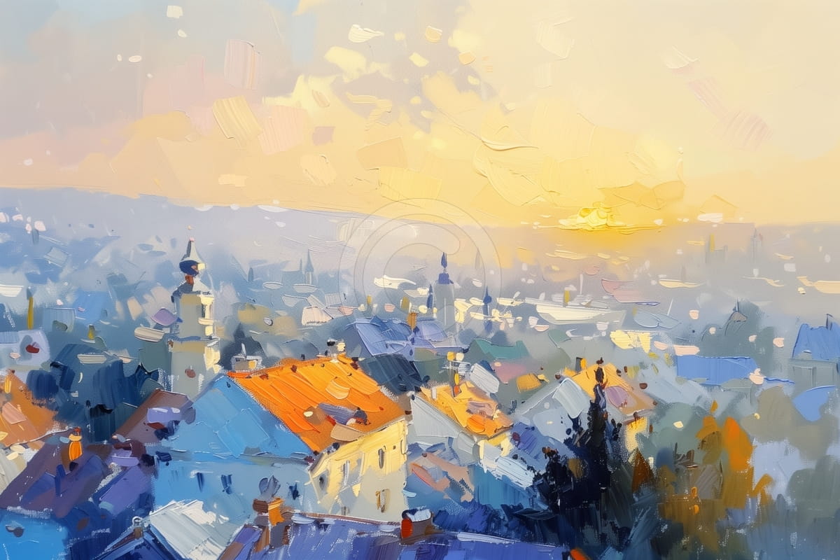 Sonnenaufgang über Europa