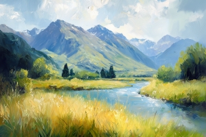 Il percorso del fiume