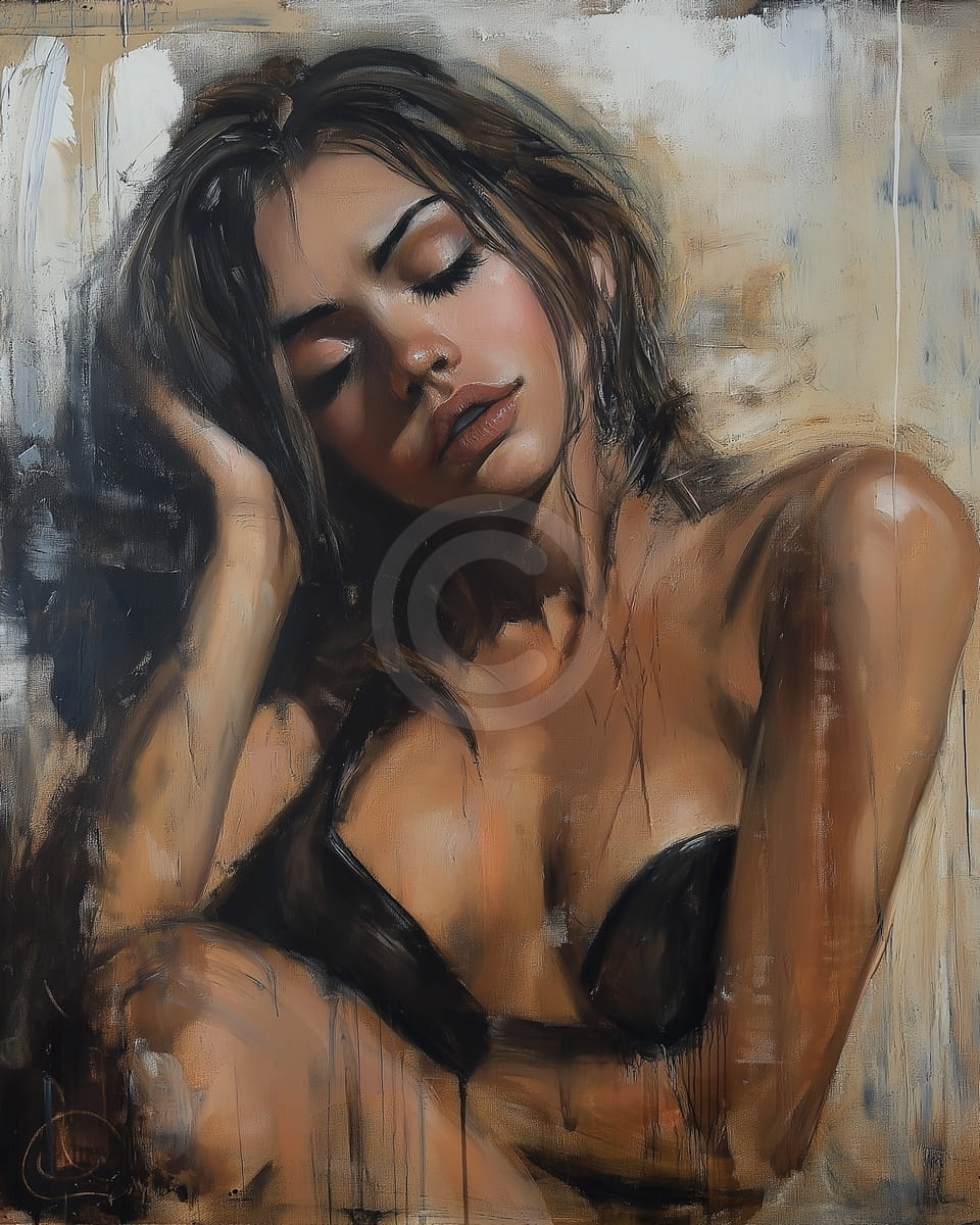 Donna dai lineamenti dolci