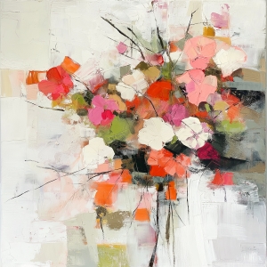 Composition florale abstraite 02