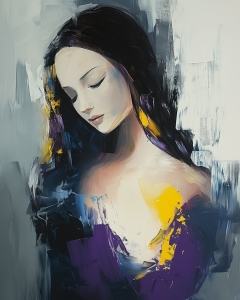 Retrato de mujer hermosa