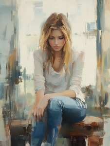 Ritratto contemporaneo di donna