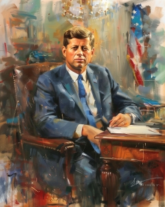Portrait de John F. Kennedy