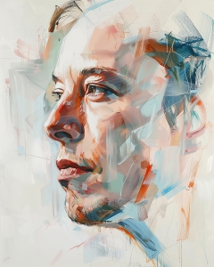 Elon Musk-Portr&auml;t