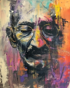 Portrait de Mahatma Gandhi