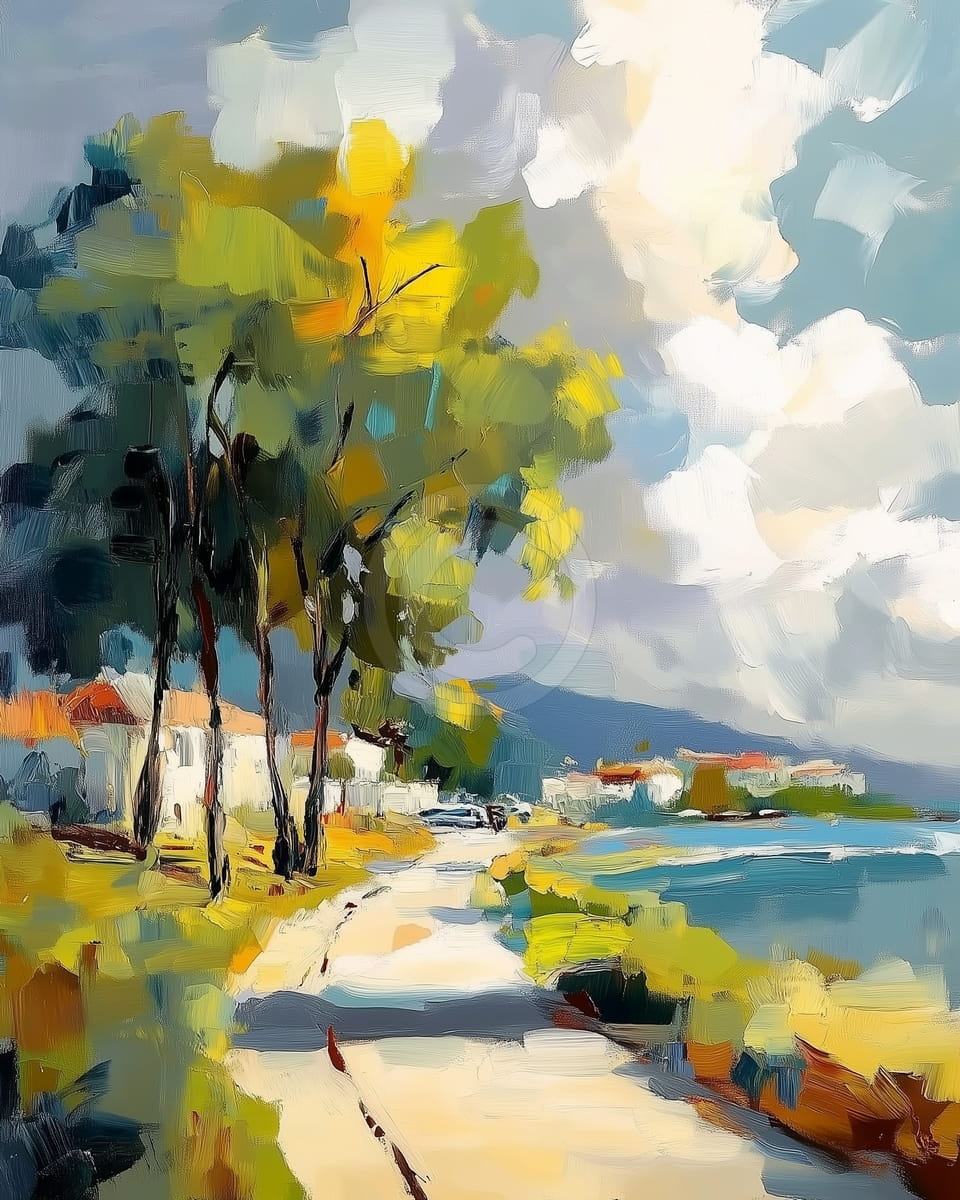 Automne au Bord de la Mer