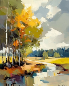 Serenit&agrave; della Campagna Autunnale