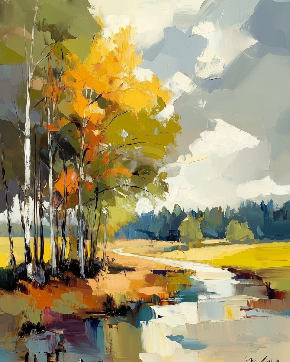 Sérénité de la Campagne en Automne